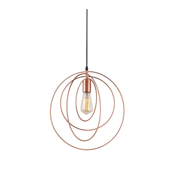Collin Copper Sphere Pendant Light - Lighting.co.za