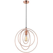 Collin Copper Sphere Pendant Light - Lighting.co.za