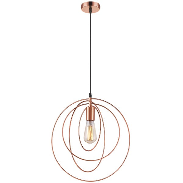 Collin Copper Sphere Pendant Light - Lighting.co.za