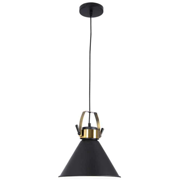 Uno Flair Black And Gold Pendant Light - Lighting.co.za