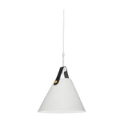 Lumi White Or Grey Nordic Leather Strap Pendant Light - Lighting.co.za