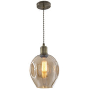 Amador Branch Mini 1 Light Glass Pendant Light - Lighting.co.za
