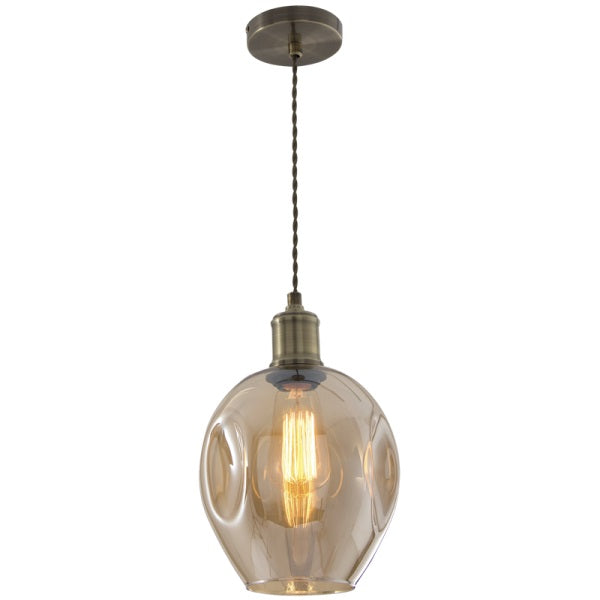 Amador Branch Mini 1 Light Glass Pendant Light - Lighting.co.za