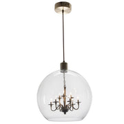 Olli Glass Dome and Chandelier Pendant Light - Lighting.co.za