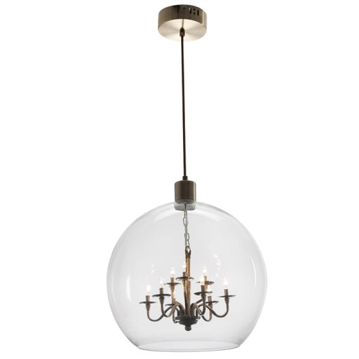 Olli Glass Dome and Chandelier Pendant Light - Lighting.co.za