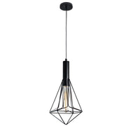 Cortez Black Geo Industrial Pendant Light - Lighting.co.za