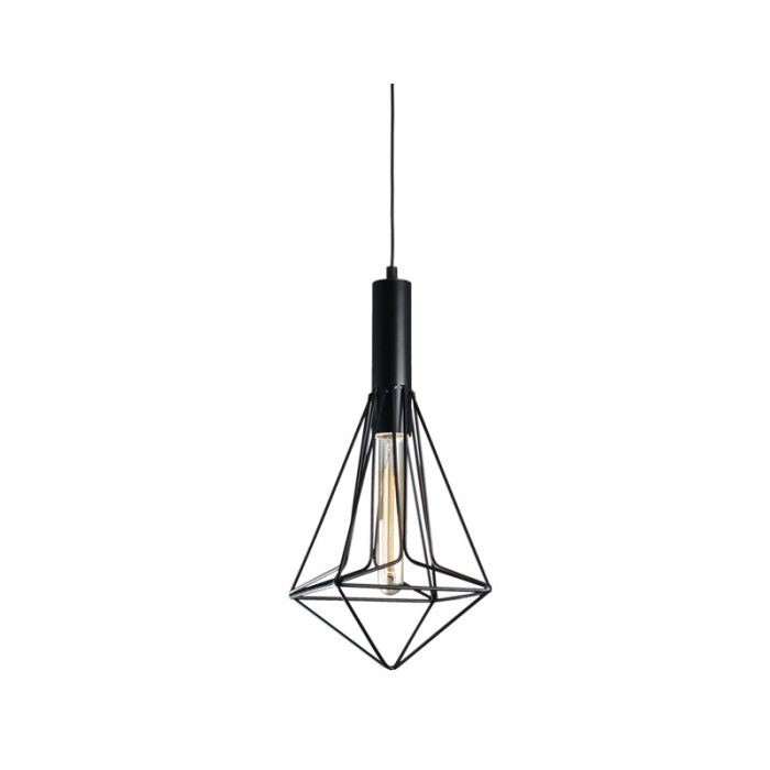 Cortez Black Geo Industrial Pendant Light - Lighting.co.za
