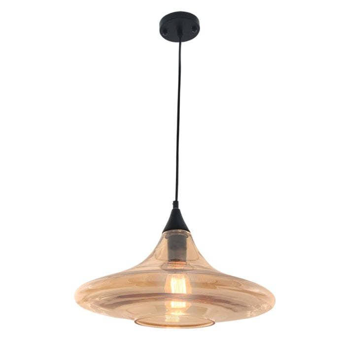 Lily Amber Glass Pendant Light - Lighting.co.za