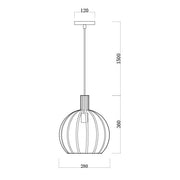 Octo Nordic Black Wire Pendant Light - Lighting.co.za