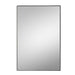 Leandro Black Rectangular Wall Mirror 2 Sizes - Lighting.co.za