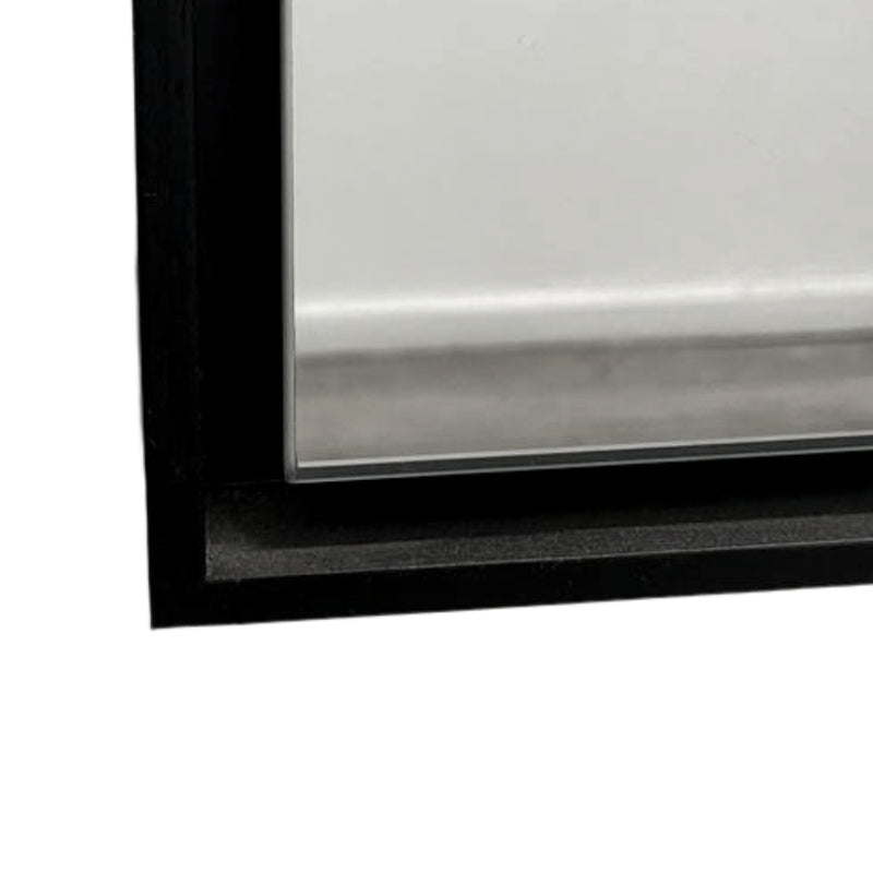 Boheme Floating Black Wall Mirror 2 Sizes - Lighting.co.za