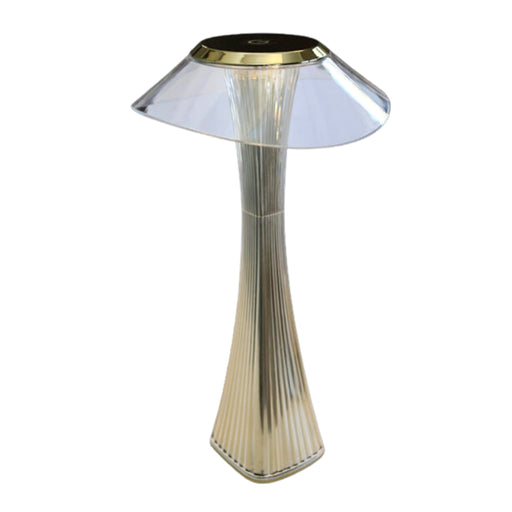 Mushroom Gold Rechargeable Portable Table Lamp - Lighting.co.za