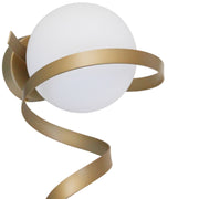 Infinity Black | Gold and Glass Ball Wall Light - Lighting.co.za