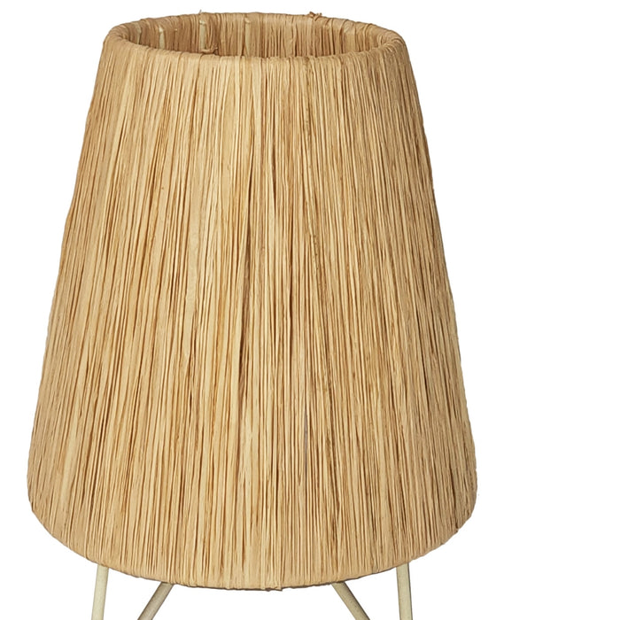 Raffia Wrap Fluke Natural Table Lamp - Lighting.co.za