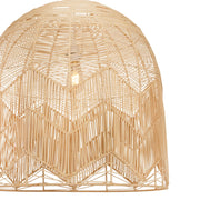 Satori Natural | Black | White Rattan Pendant Light 2 Sizes - Lighting.co.za