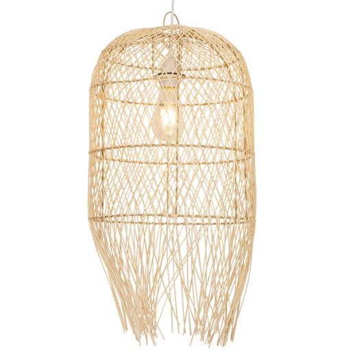 Analia Large Natural Woven Rattan Pendant Light - Lighting.co.za