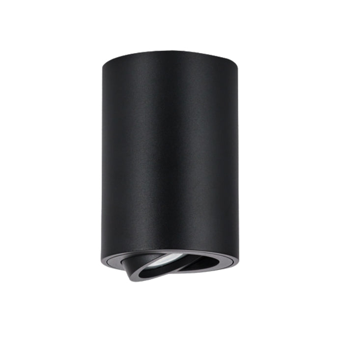 Zana Round Barrel Black | White | Silver Round GU10 Surface Mounted Down Light - Lighting.co.za