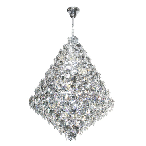 Diamond Clear K9 Crystal Chandelier 2 Sizes - Lighting.co.za