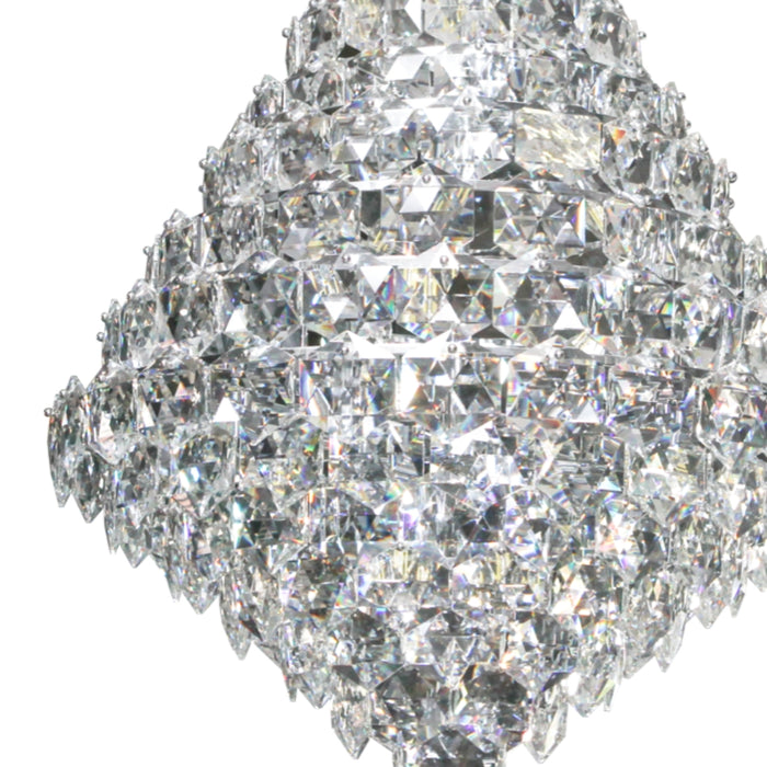 Diamond Clear K9 Crystal Chandelier 2 Sizes - Lighting.co.za