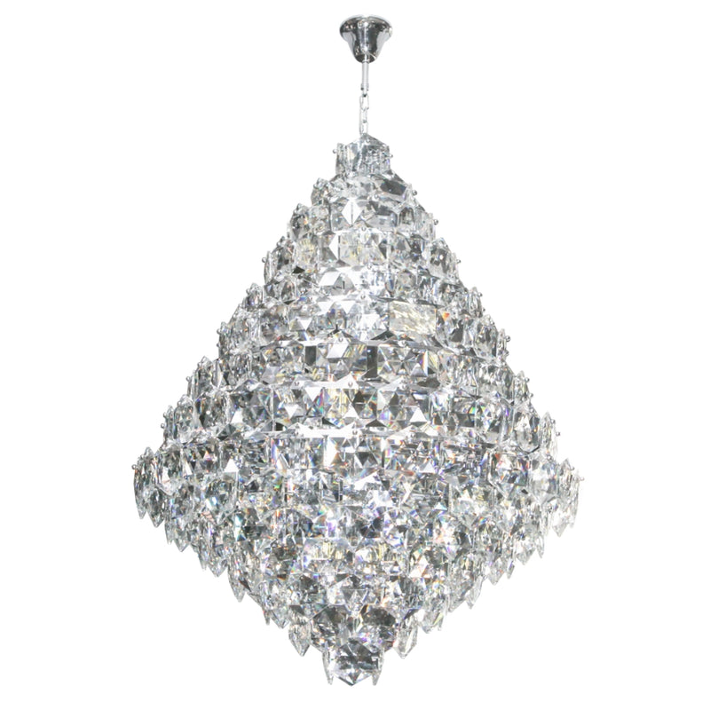 Diamond Clear K9 Crystal Chandelier 2 Sizes - Lighting.co.za