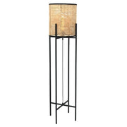 Rattan Dutch Weave Pedestal Floor Lamp 2 Sizes - Lighting.co.za