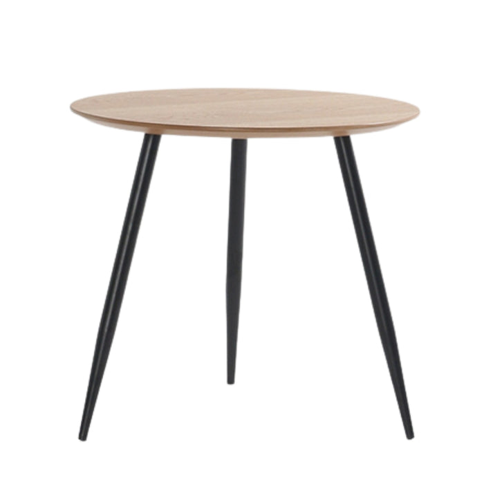 Asher Natural and Black Side Table - Lighting.co.za