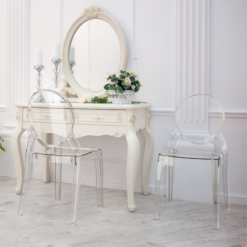 Dining Table Clear Acrylic Chair Ikea Elizabeth Clear Stackable