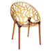 Crystal Clear or Amber Dining Chair - Lighting.co.za