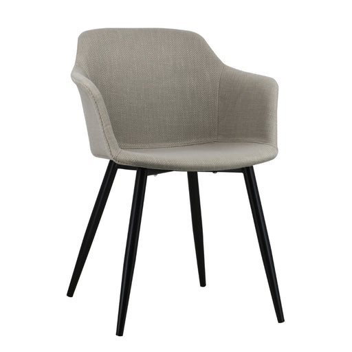 Diaz Black Frame Dining Chair - Lighting.co.za