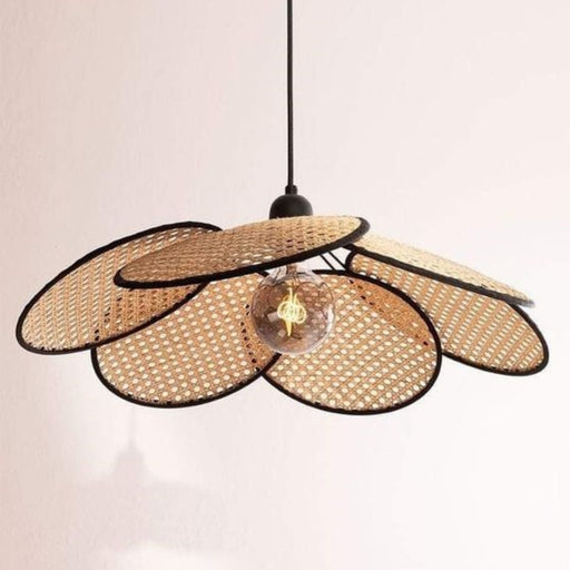 Rotterdam Dutch Rattan Cane Shade Pendant Light - Lighting.co.za