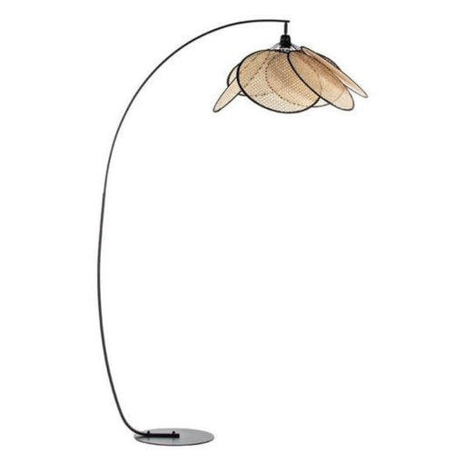 Rotterdam Dutch Rattan Cane Shade Floor Lamp - Lighting.co.za