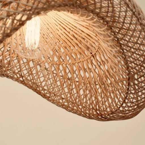 Teardrop Natural Rattan Pendant Light 3 Sizes - Lighting.co.za