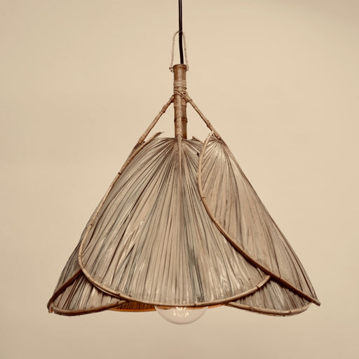 Natural Palm Leaf Shade Pendant Light - Lighting.co.za