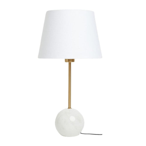 Paola Brass Look and Marble Table Lamp - Lighting.co.za