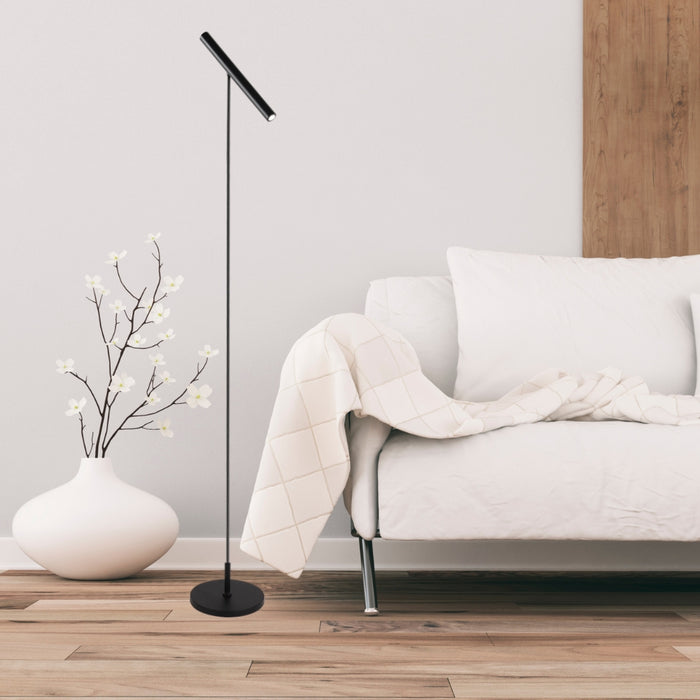Argo Black Slim LED Floor Lamp - Lighting.co.za
