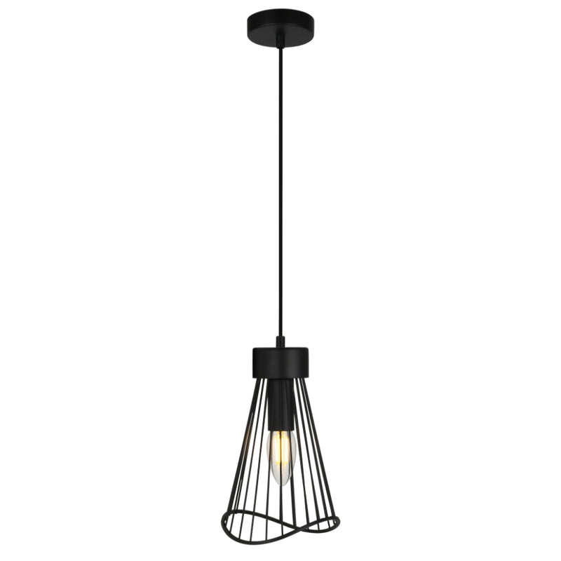 Sensu Baccor Black | Gold Wire Pendant Light - Lighting.co.za
