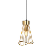 Sensu Baccor Black | Gold Wire Pendant Light - Lighting.co.za