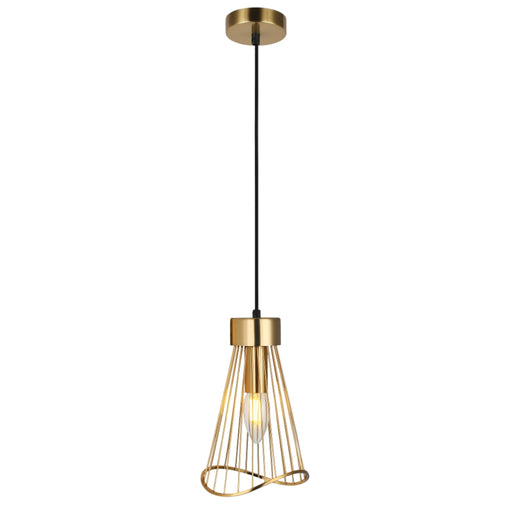 Sensu Baccor Black | Gold Wire Pendant Light - Lighting.co.za