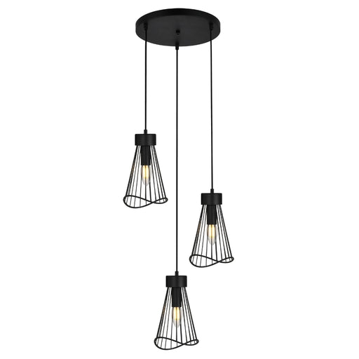 Sensu Baccor Black | Gold Wire Cluster Pendant Light - Lighting.co.za