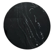 Bumbi Natural Slatted Wood and Stone Top Dining Table - Lighting.co.za