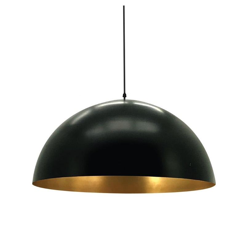 Royale Rocco Black and Gold Pendant Light 3 Sizes - Lighting.co.za