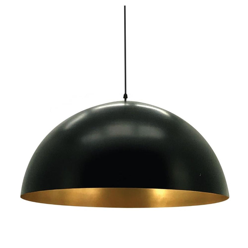 Royale Rocco Black and Gold Pendant Light 3 Sizes - Lighting.co.za