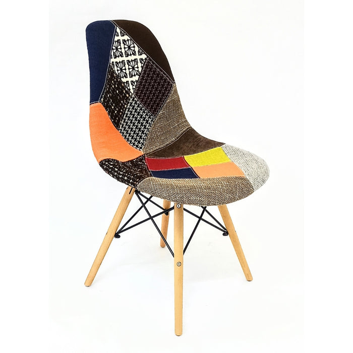 Charles Patchwork Dining Chair - Lighting.co.za