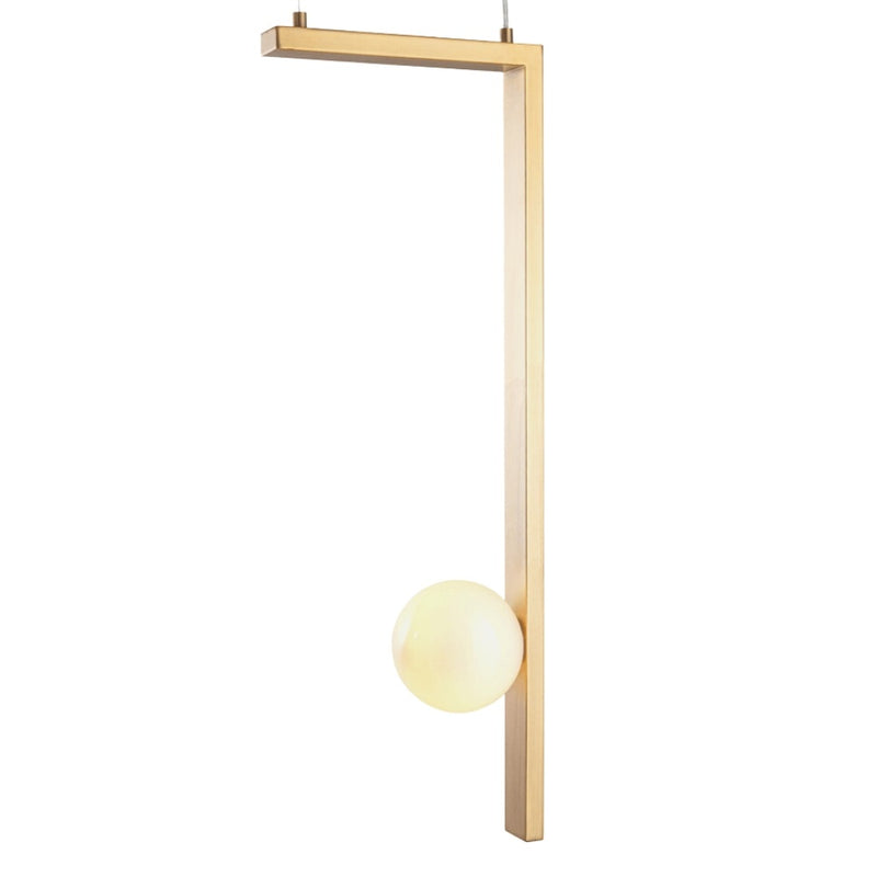Tetris Brass Look Pendant Light 2 Options - Lighting.co.za