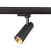 Baril LED 10 Watt Black | White and Gold 3 Wire Track Spotlight - Lighting.co.za