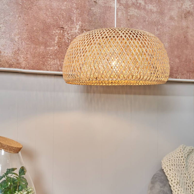 Husk Natural Rattan Pendant Light - Lighting.co.za