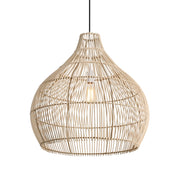 Haiti Woven Rattan Bamboo Pendant Light 3 Sizes - Lighting.co.za