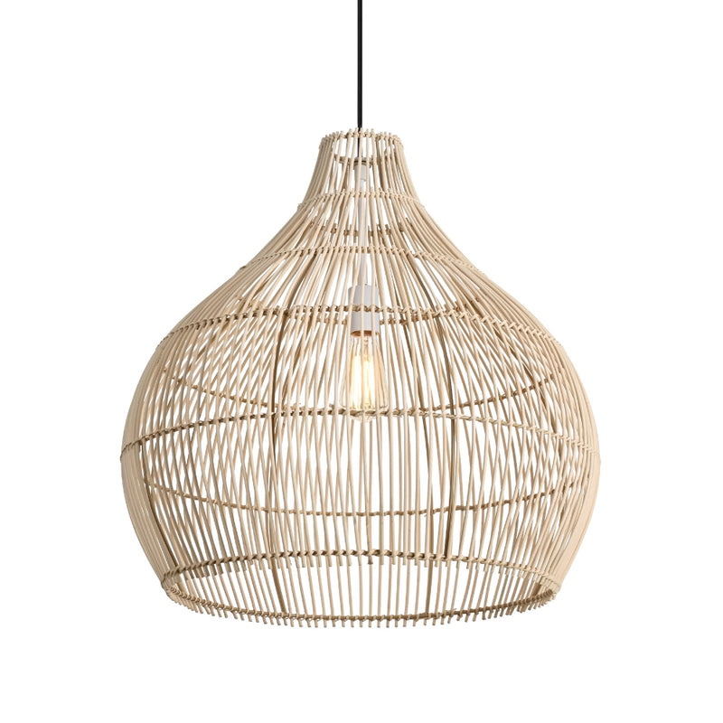 Haiti Woven Rattan Bamboo Pendant Light 3 Sizes - Lighting.co.za