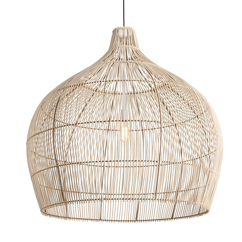 Haiti Woven Rattan Bamboo Pendant Light 3 Sizes - Lighting.co.za