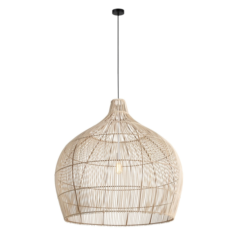 Haiti Woven Rattan Bamboo Pendant Light 3 Sizes - Lighting.co.za